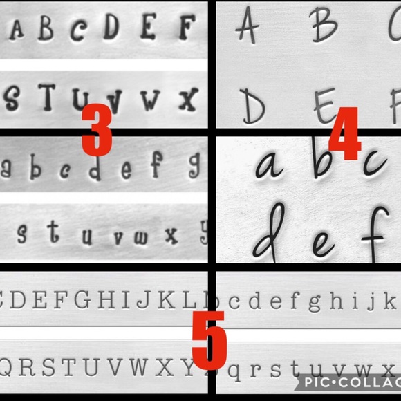 Custom Hand Stamped Cuffs! 💌 - Picture 2 of 3